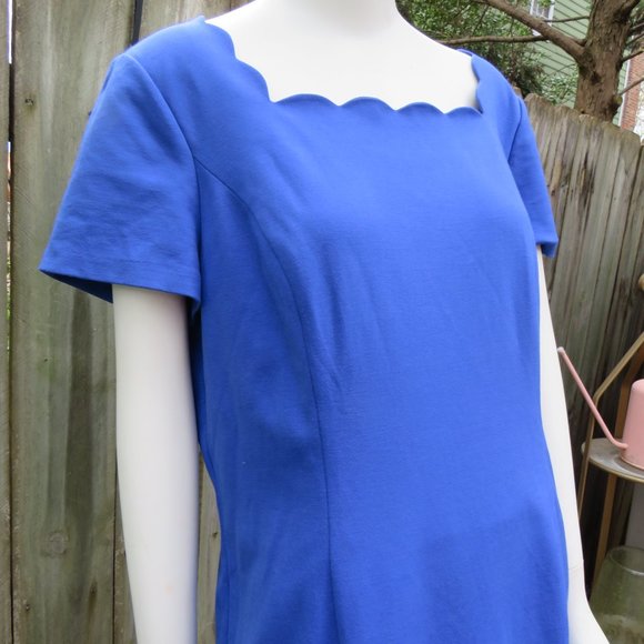 Talbots Blue Dress size 14 - Picture 4 of 7